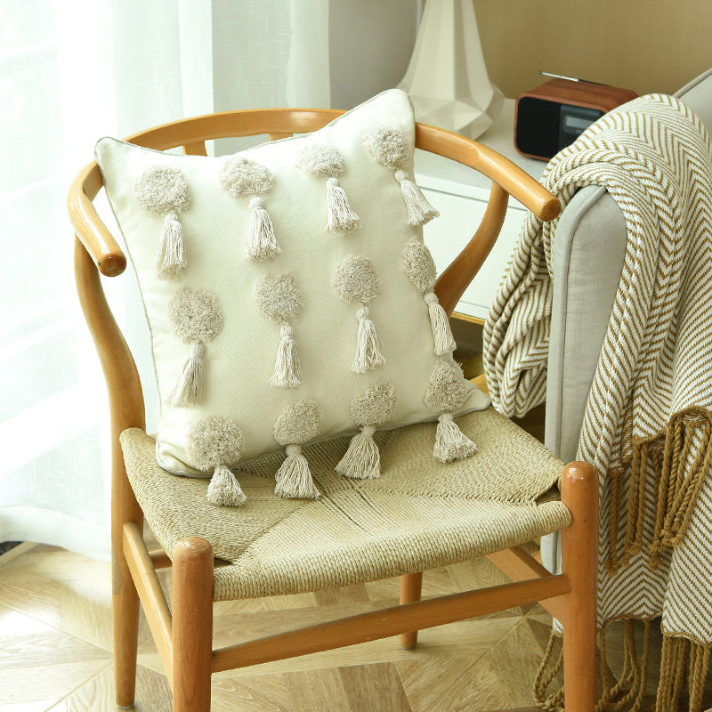 Homestay tufted pillows