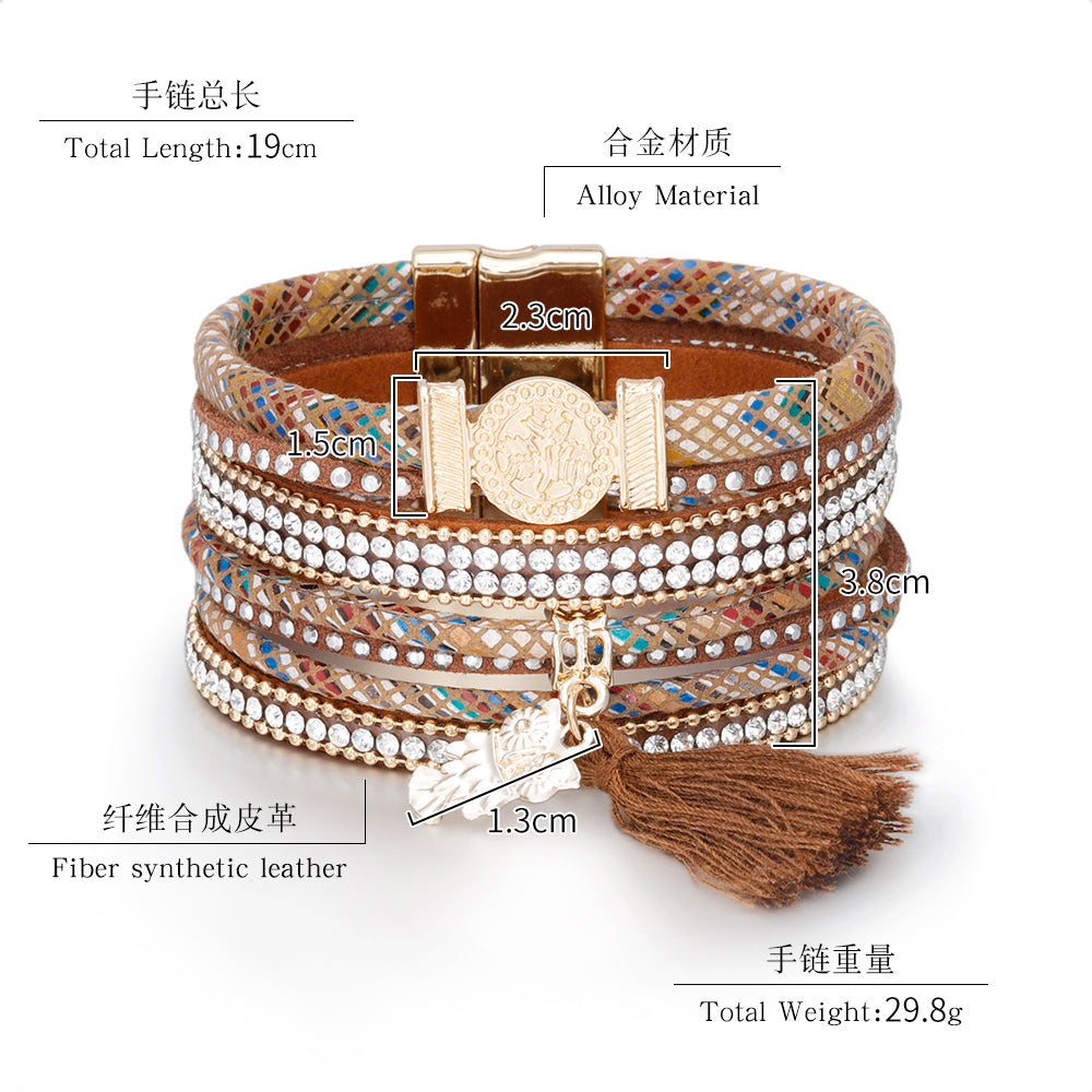 Leather Bangle Bohemian