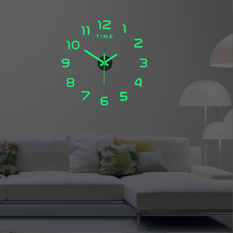 Acrylic Digital Decorative Wall Stickers Clocks