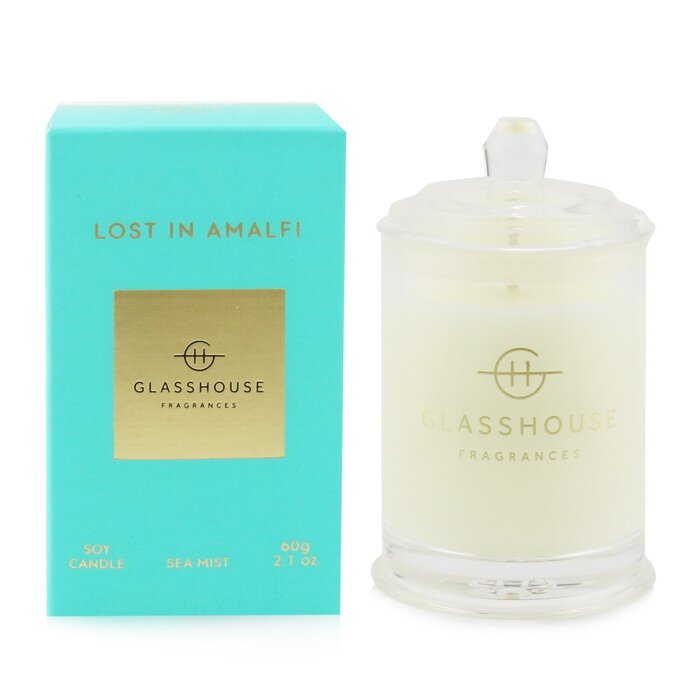 GLASSHOUSE - Triple Scented Soy Candle - Lost in Amalfi (Sea Mist)