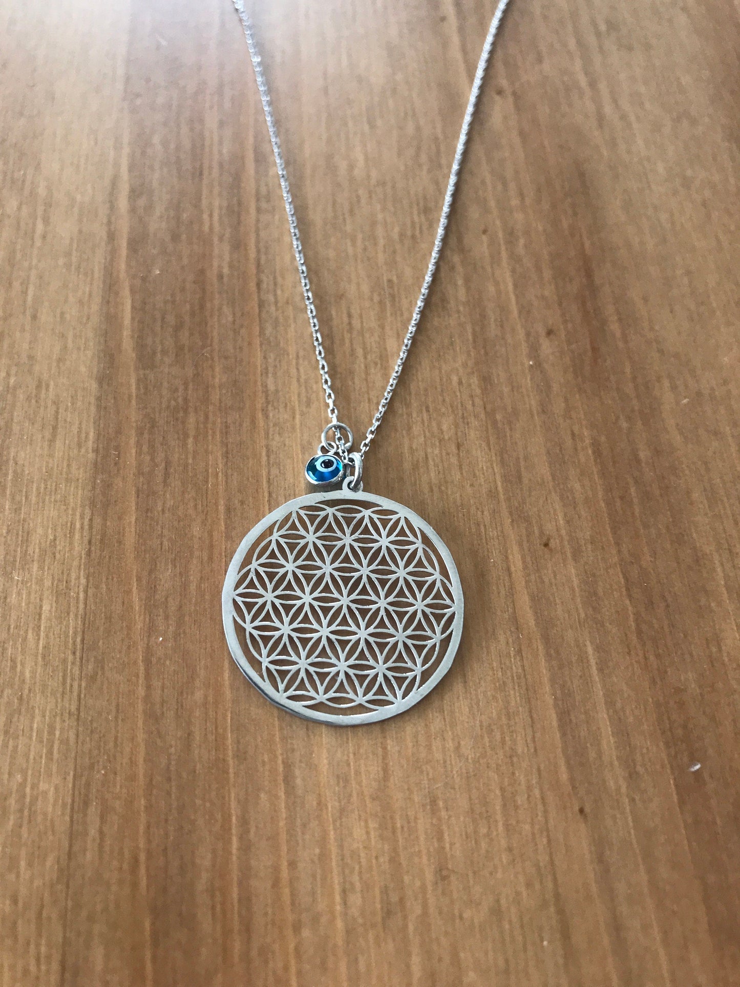 Sterling Silver Flower of Life Necklace
