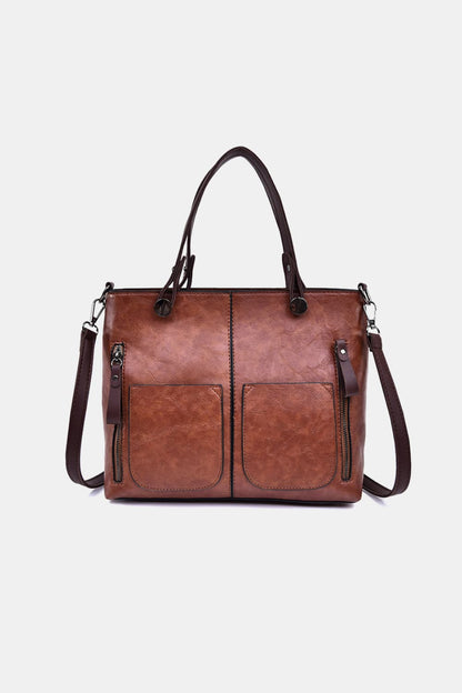 Vintage PU Leather Handbag