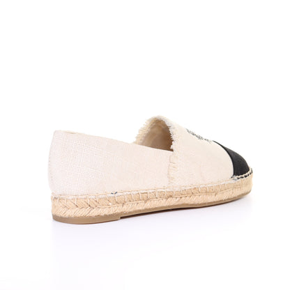 Twotone Espadrilles-Ivory